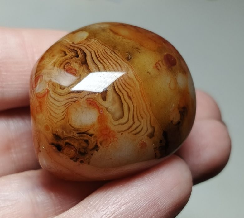 Agat sardonyks palmstone