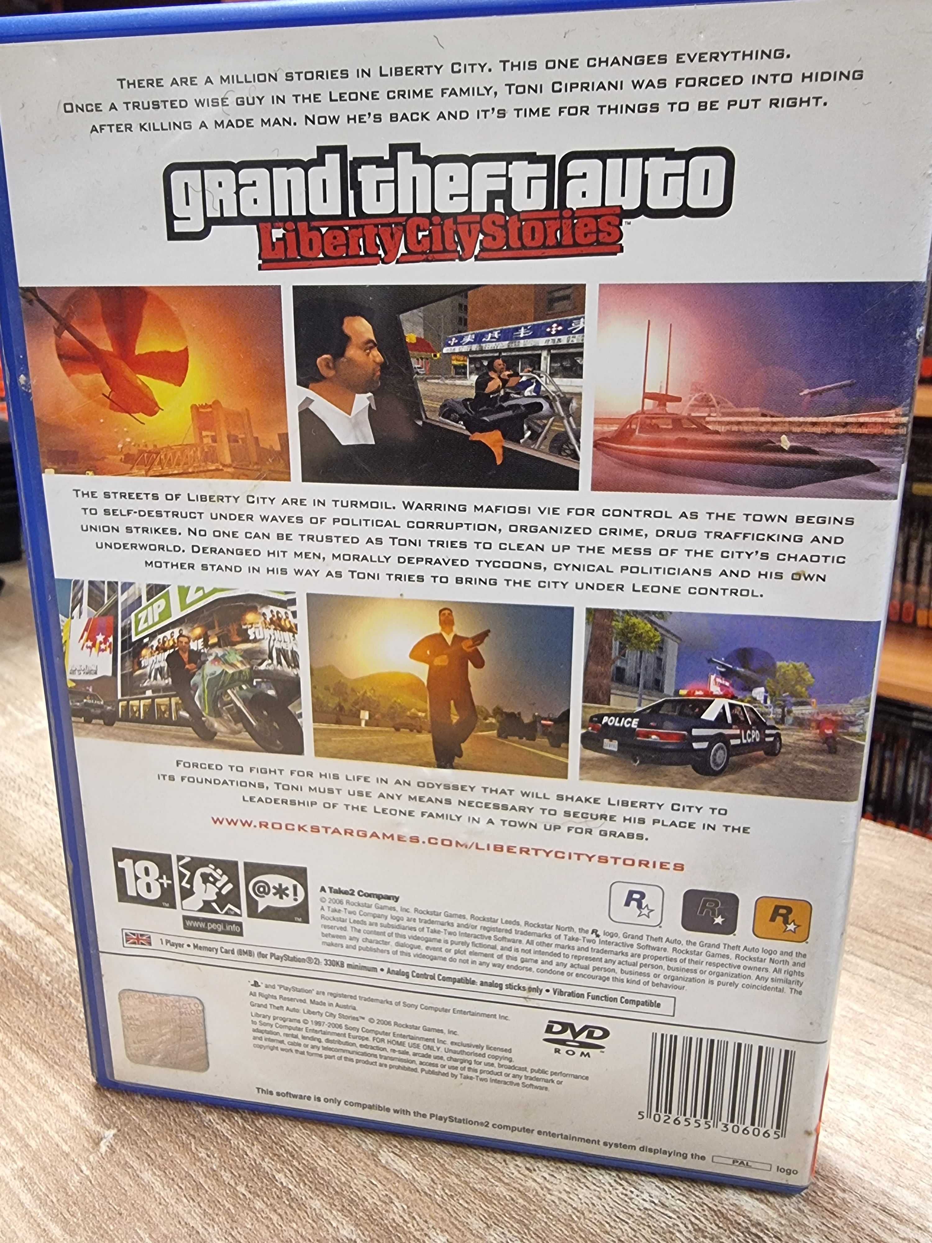 GTA LIBERTY CITY Stories PS2 SklepRetroWWA Wysyłka Wymiana