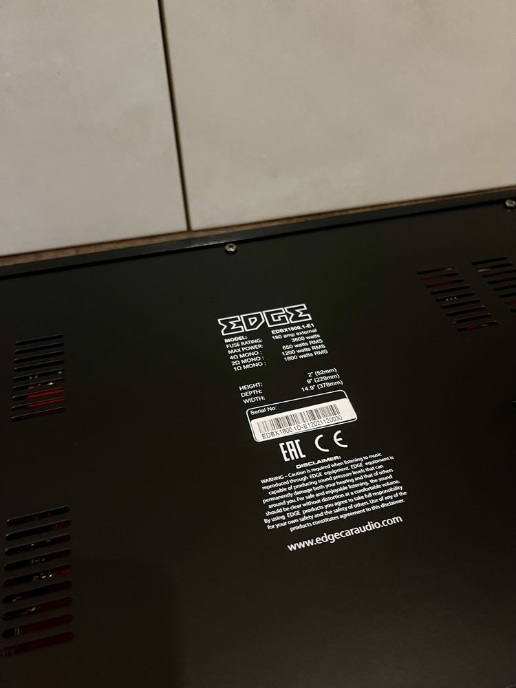 Усилитель моноблок 1 канальний мощный  3600watts/max