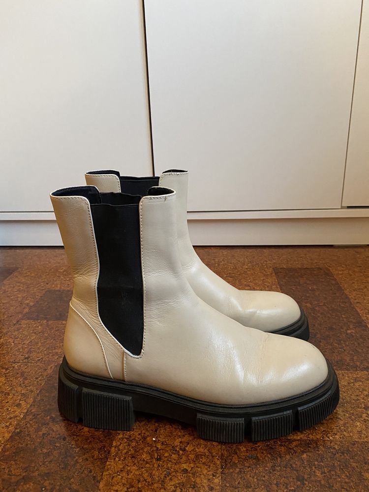 Zara leather boots