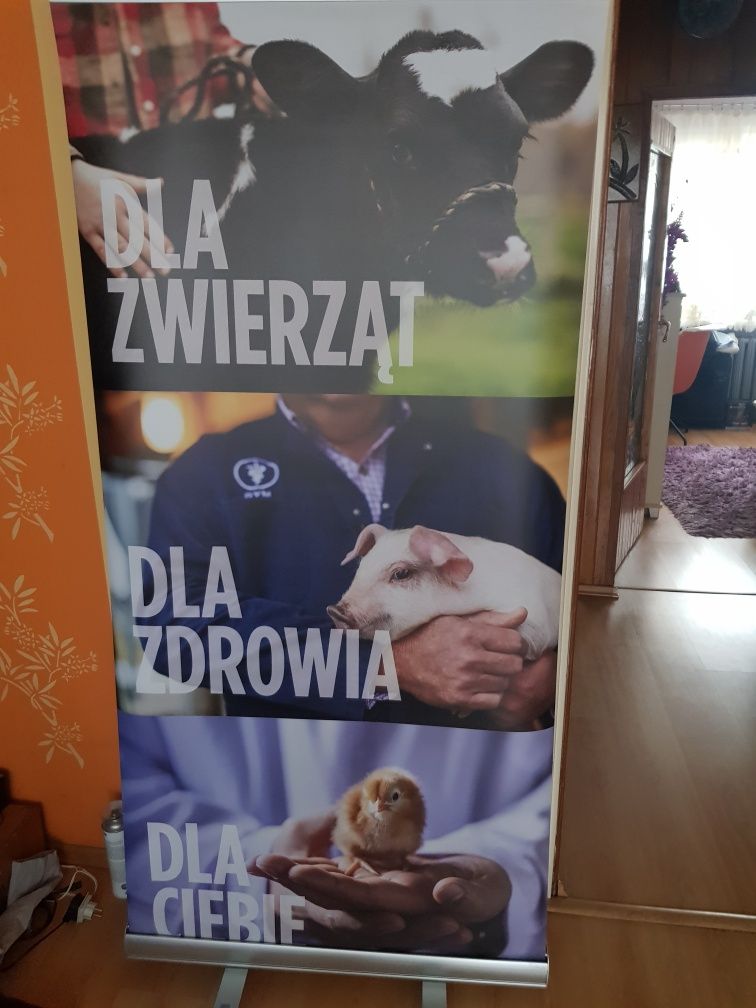 Baner aluminiowy Fast Move Alu, 200/85cm, sprawny