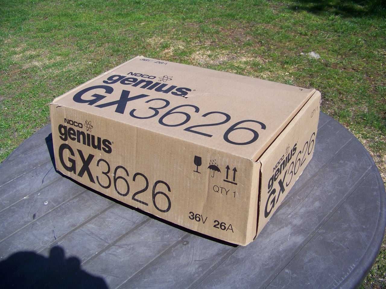 Prostownik ładowarka litowe kwasowe 36v 26A Genius GX3626 Melex nowy.