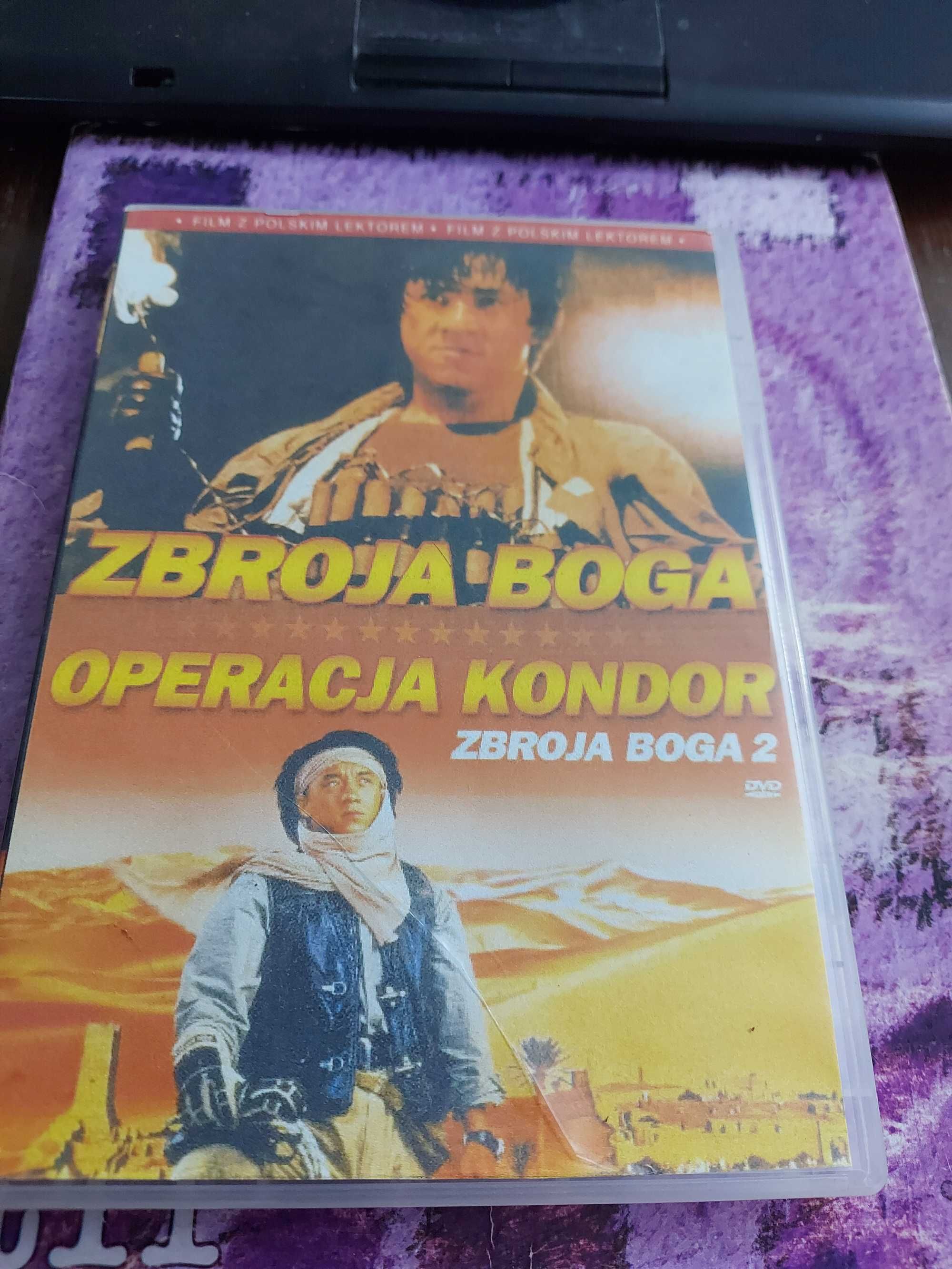 Zbroja Boga.Zbroja Boga 2-Operacja kondor 2 filmy na DVD.