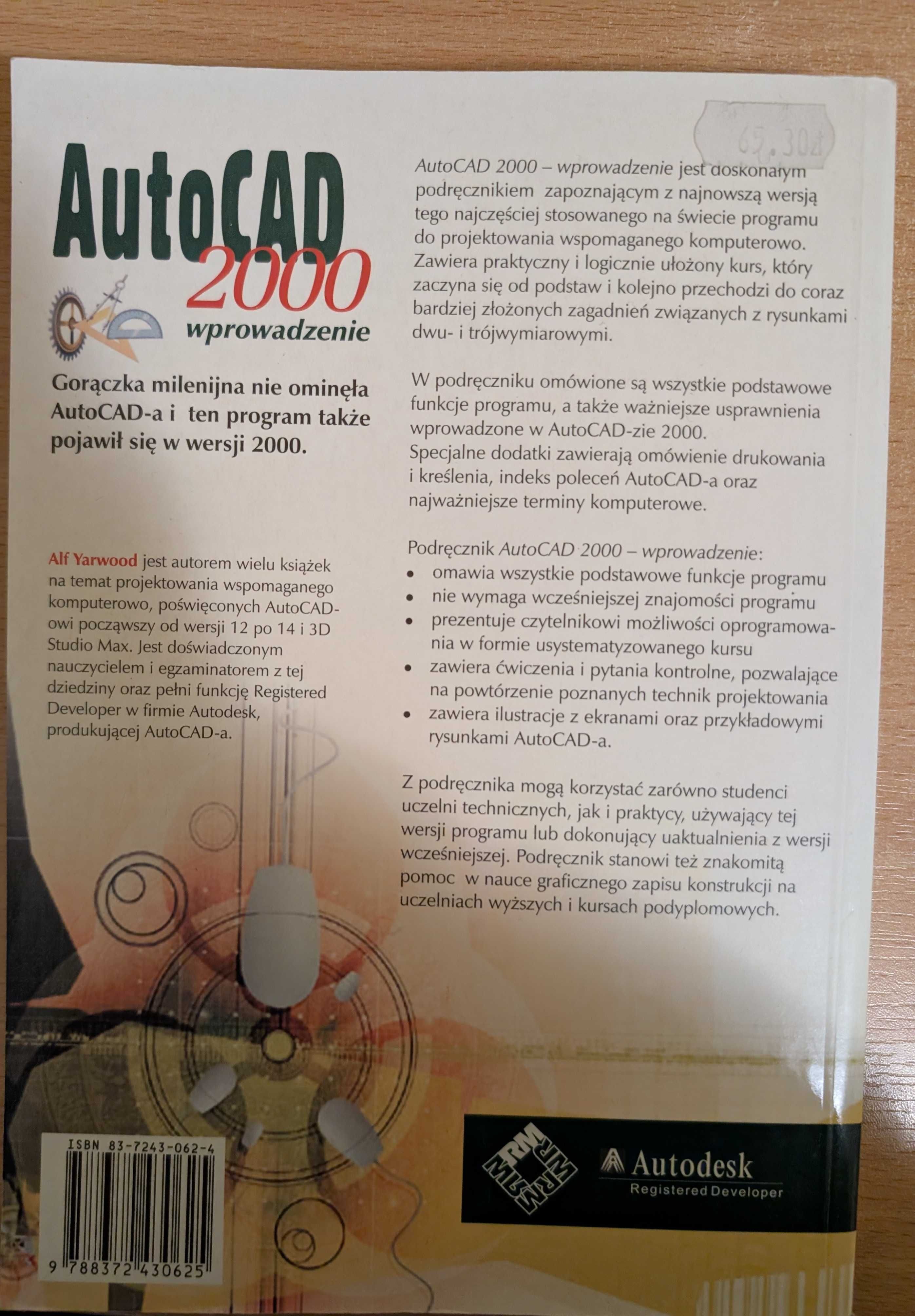 "AutoCad 2000 wprowadzenie" Alf Yarwood