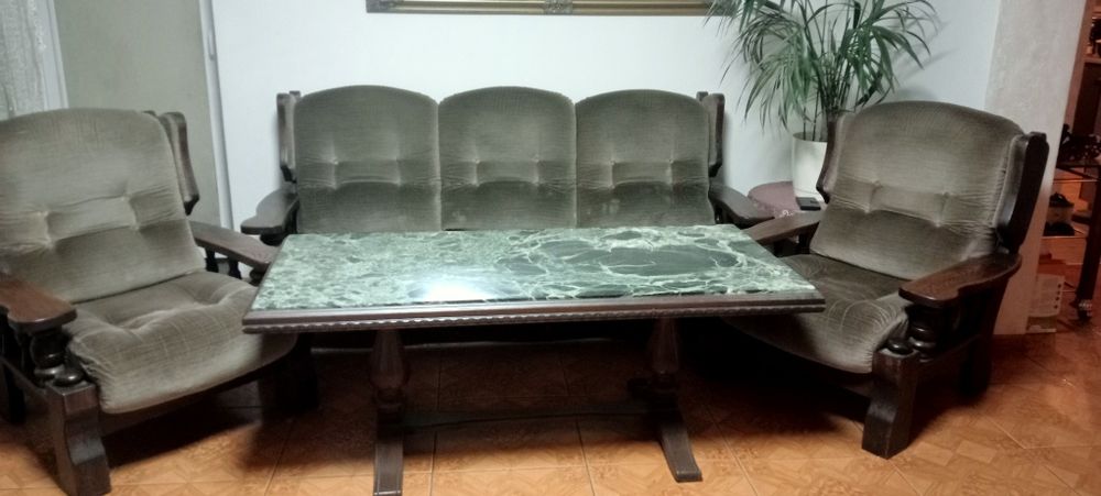 Ława z gorą marmurową