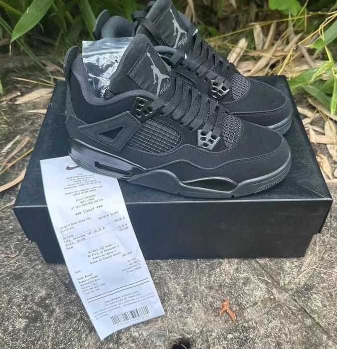 Buty Espadryle Jordan4Retro BlackCat Espadryle R.41