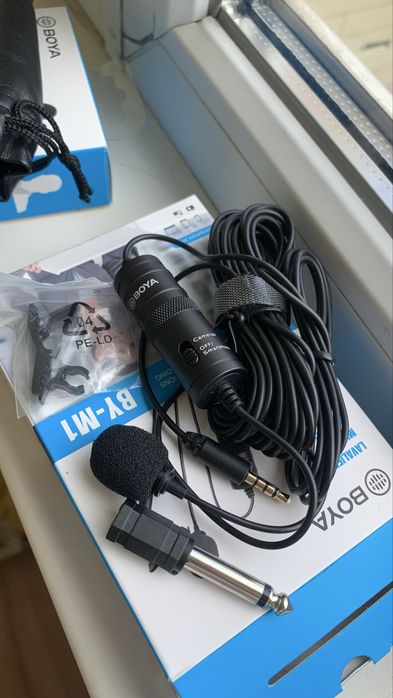 Мікрофон boya, BY-M1  EU петличний