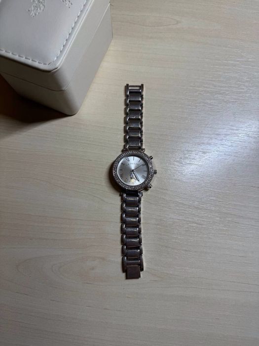 Женские наручные часы u.s.polo assn с серебристыми браслетом|годинник