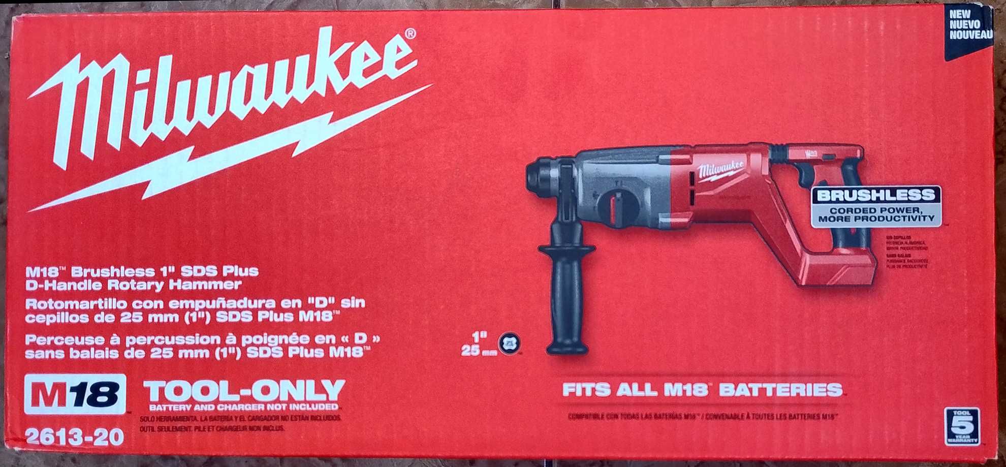 Перфоратор Milwaukee 2613-20 M18 18V