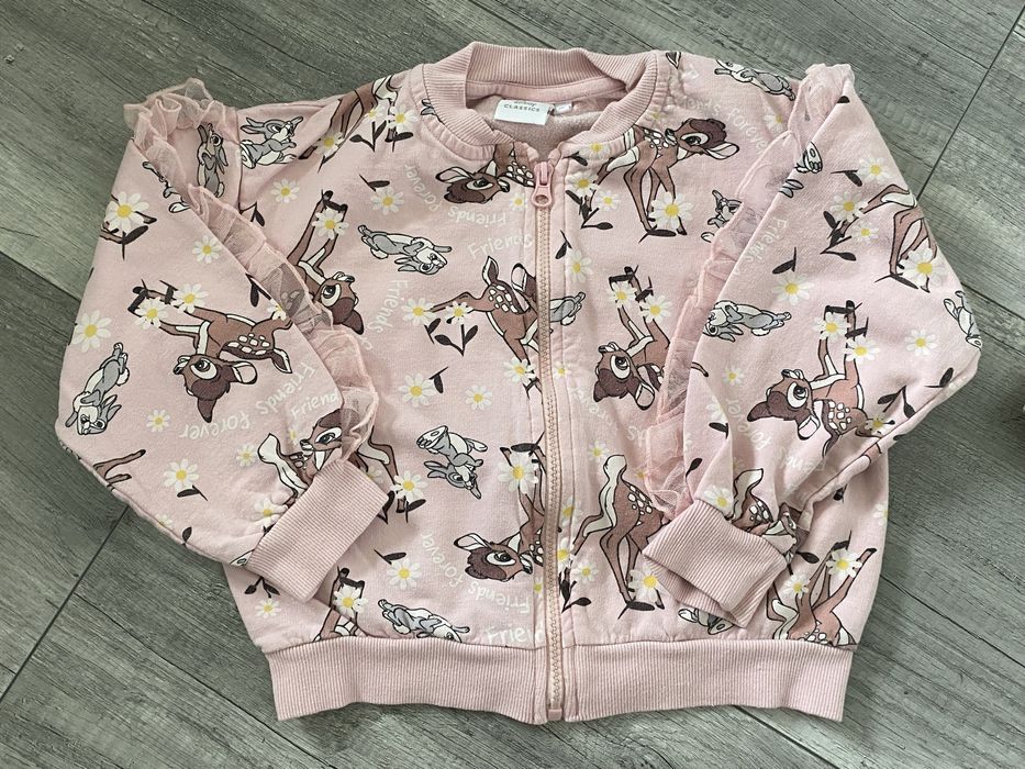 Zestaw ubranek H&M Reserved 116 legginsy bluza z kapturem paczka beż