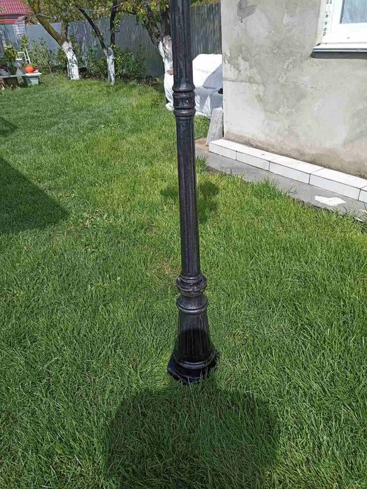 Ліхтарний стовп стара мідь 3 лампи Е27 212х50 см