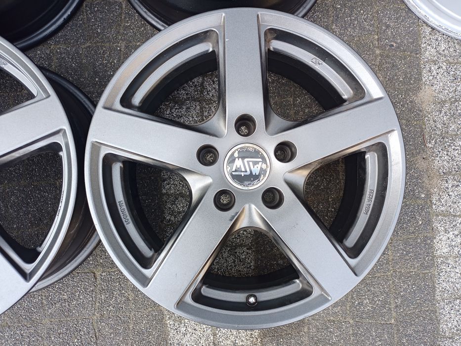 MSW ALU 17" VW Transporter T5 T6 Multivan Caravelle ET49 5*120 Szare.