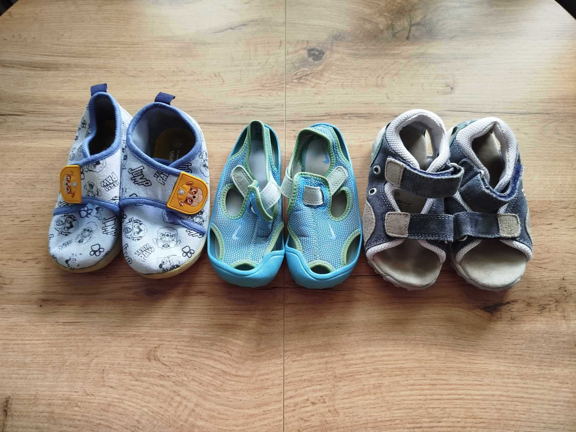 6 x buty chłopięce 25