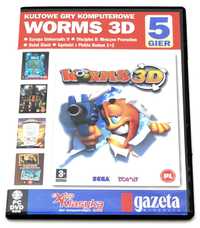 Kultowe Gry Komputerowe 5 Gier PC DVD Worms 3D Extra Klasyka