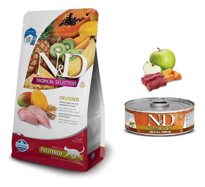 Farmina Cat N&D Tropical Adult Neutered chicken 1,5 kg