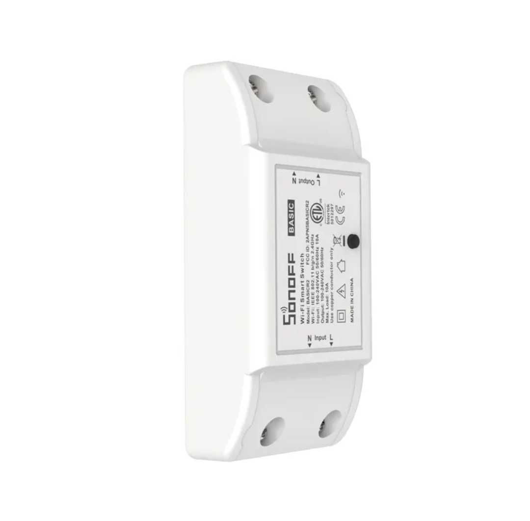 Sonoff Basic R2 wi-fi выключатель, реле умный дом, реле с таймером