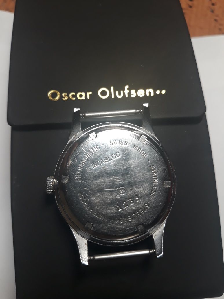 Zegarek męski mech.PALLAS 17j.Swiss 34mm.sprawny.