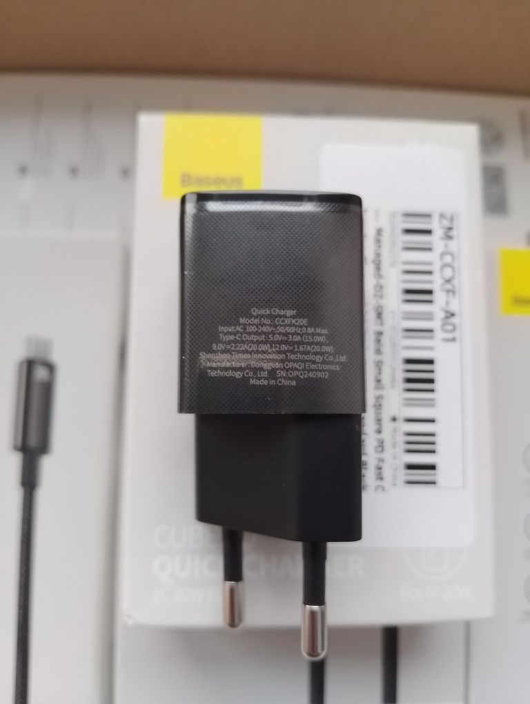 Зарядка Baseus 20w(тайпс)