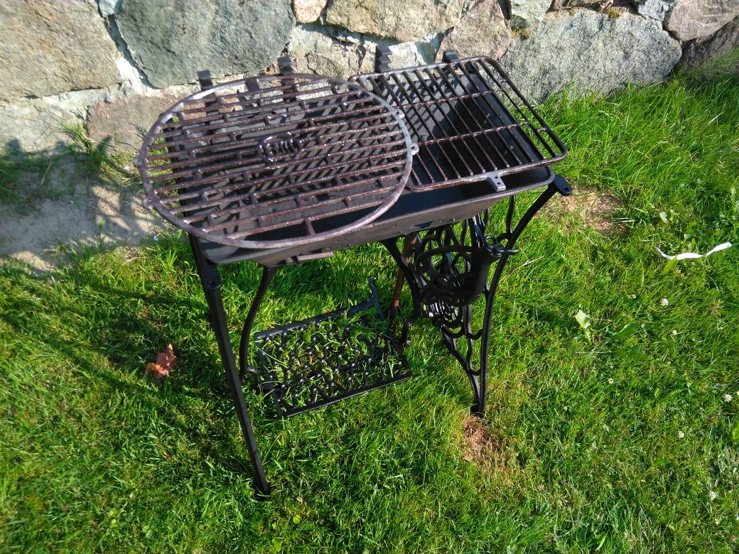 Grill żeliwny rustykalny