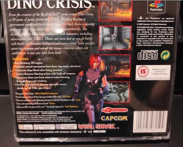 Dino Crisis PS1 ( completo com manual e extras)
