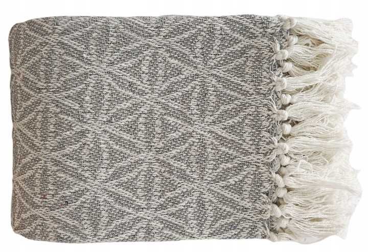 Mata do jogi koc bawełniany joga 150x200 mata przykrycie eko handmade