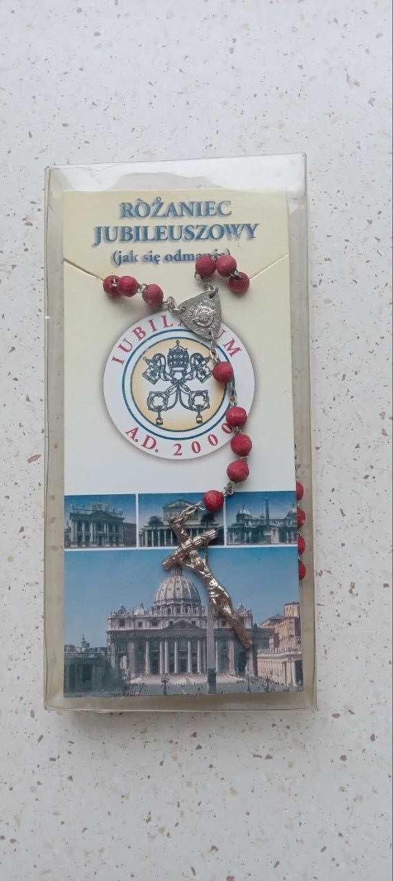 Różaniec jubileuszowy z drzewa sandałowego Włochy