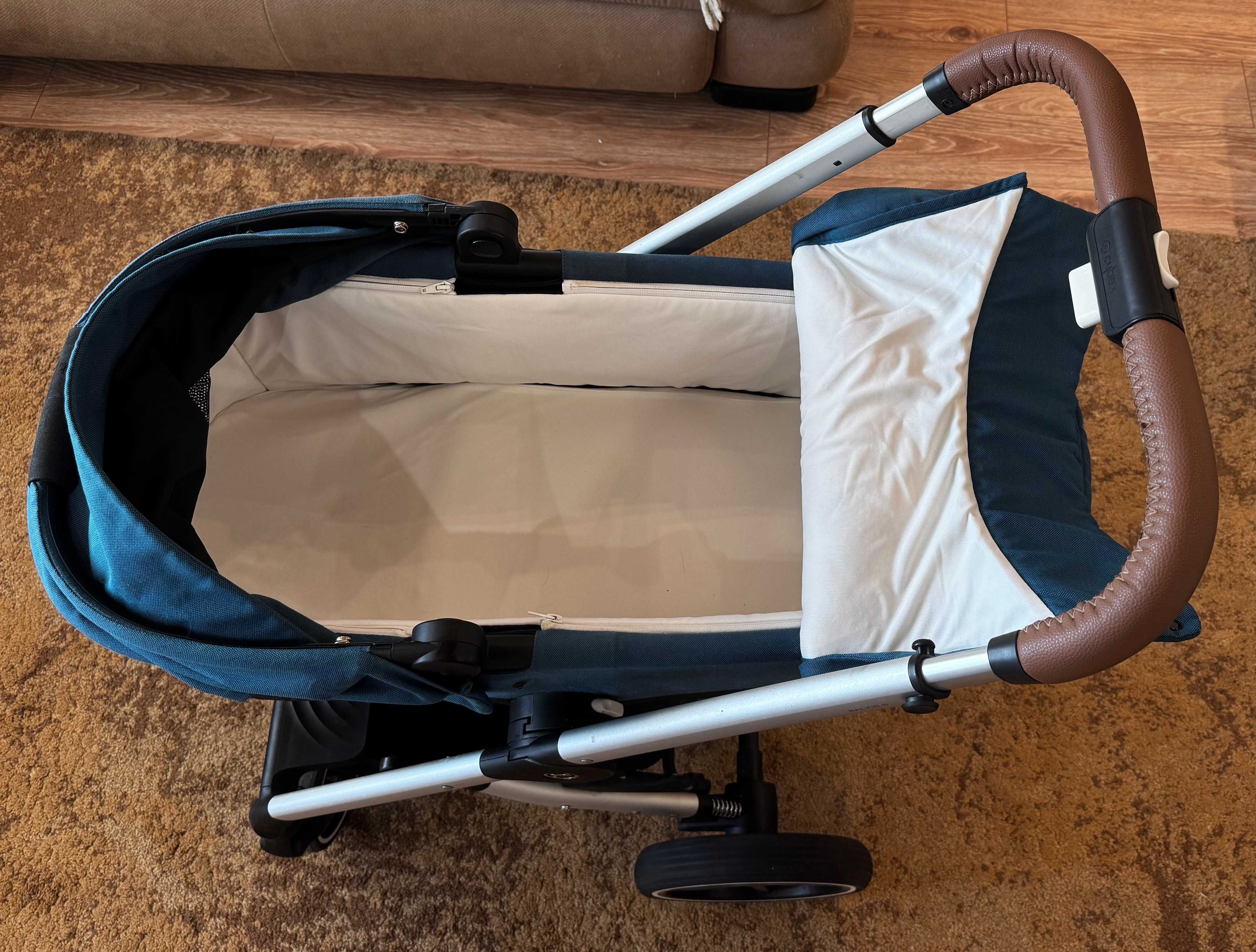 Коляска Cybex Balios S Lux 2 в 1 + дождевик + москитка