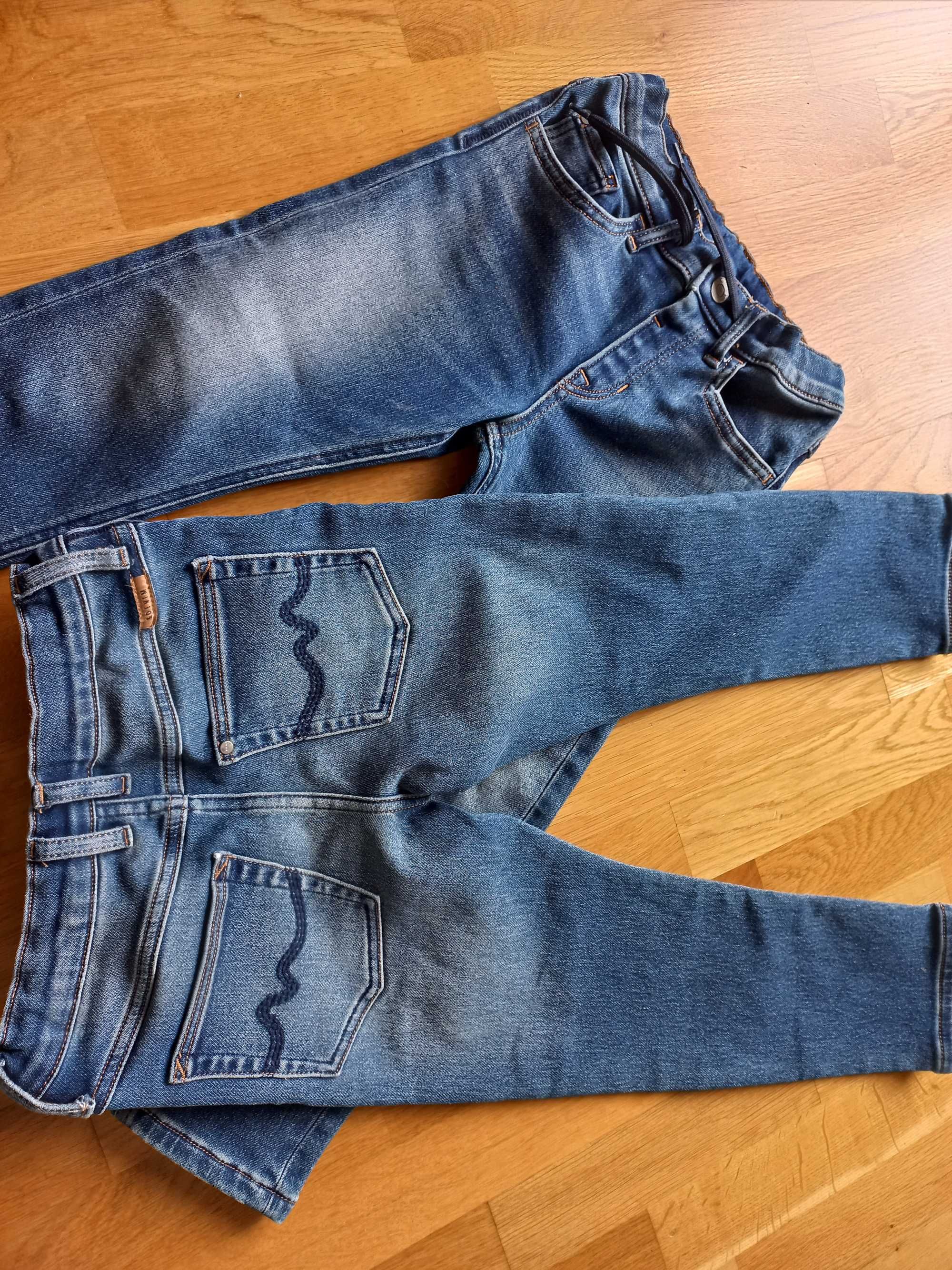 spodnie dla dzieci jeansy jogger denim H&M