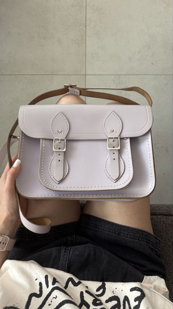 Сумка cambridge satchel оригінал бузкова