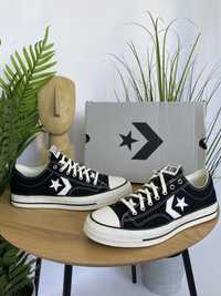 Кеди Чоловічі Converse Star Player 76 Canvas Чорні 43р