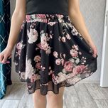 Nowa Spódniczka w kwiaty z falbanami zwiewna S M L XL