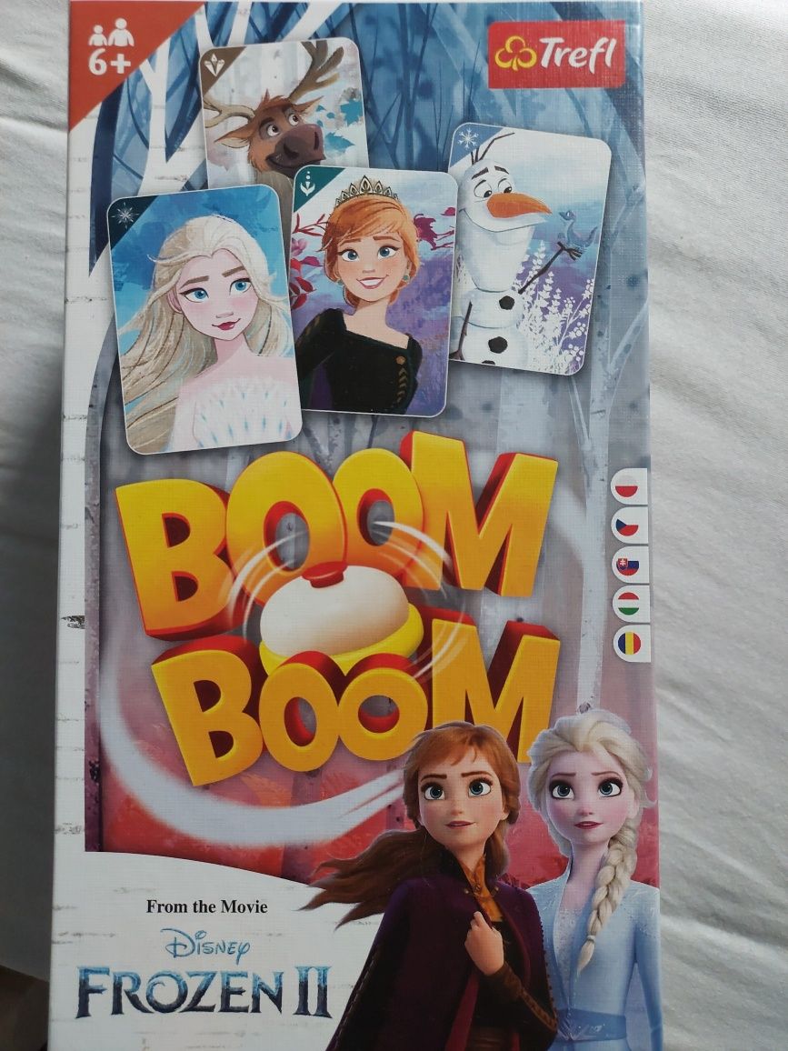 Puzzle Kraina lodu / Frozen + gra Boom Boom SUPER STAN!!!