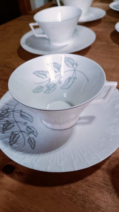 Fabuloso serviço de chá  Art deco  Vista alegre