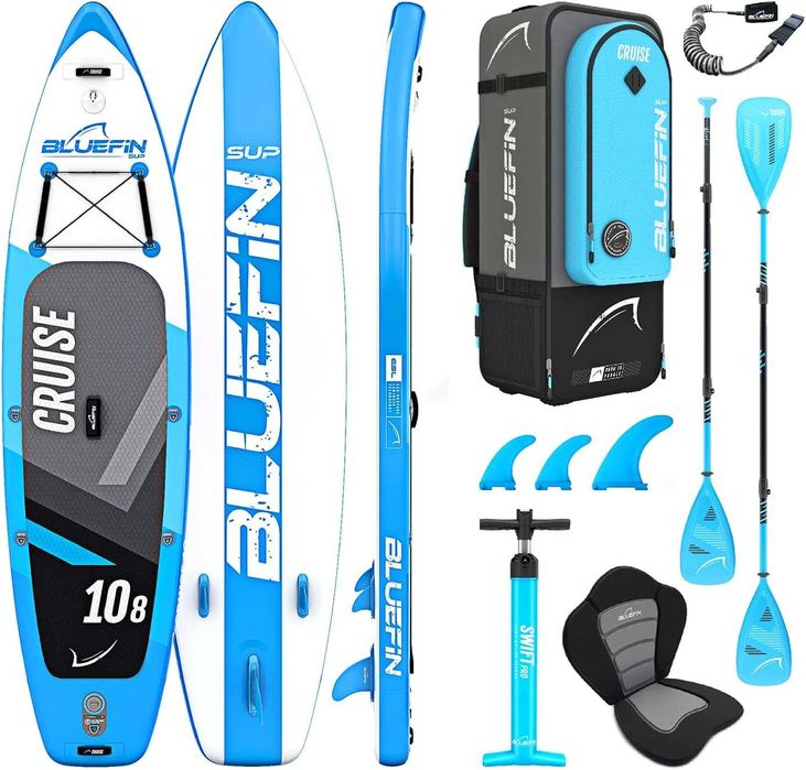Bluefin Cruise 10'8 deska SUP 15cm zestaw z siedziskiem kajakowym
