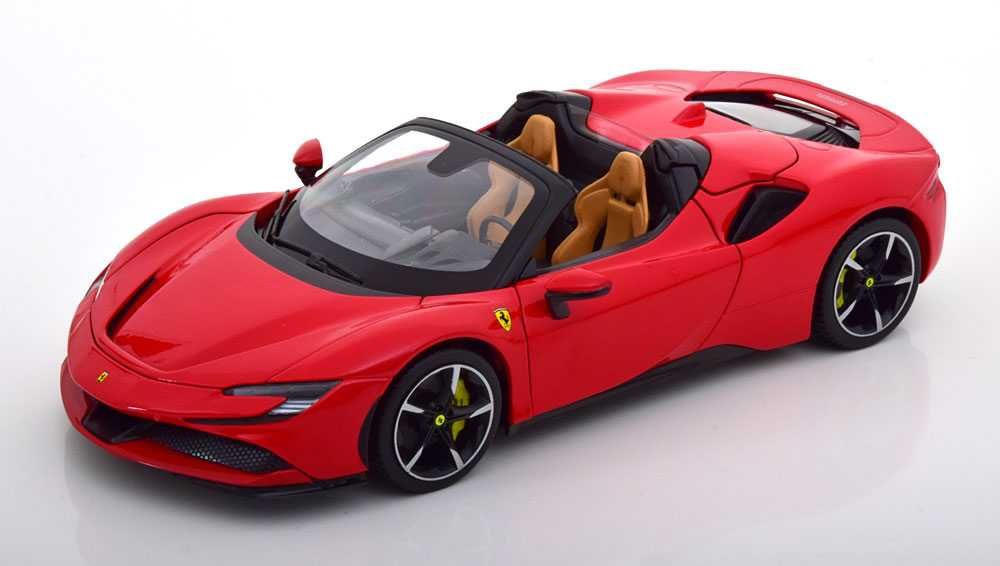 Model 1:18 Bburago Ferrari SF90 Spider 2021 red