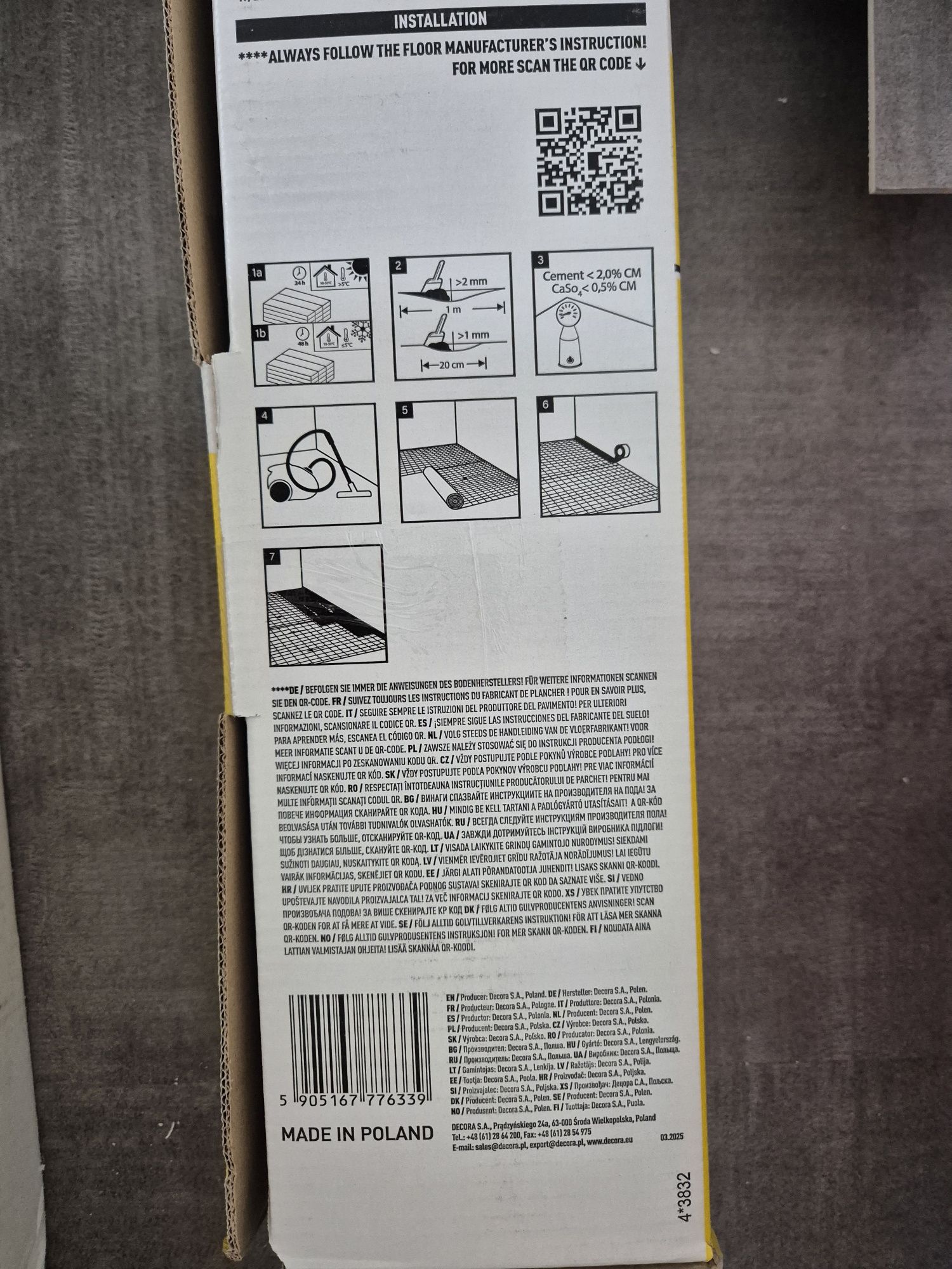 Podkład pod panele Arbiton Multiprotec vinyl click