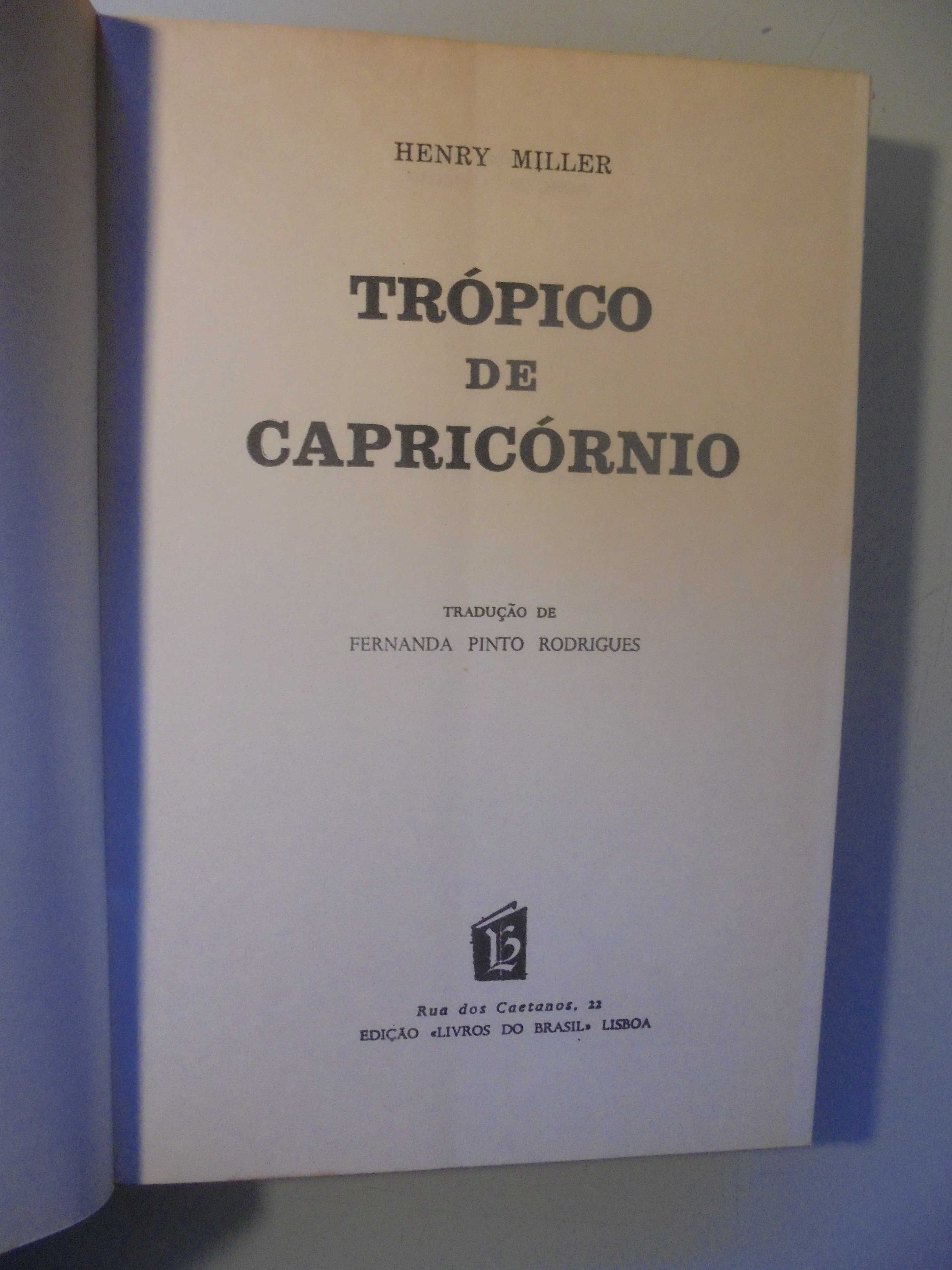 Miller (Henry);Trópico de Capicórnio