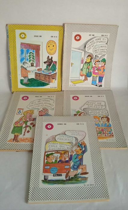 Magazyn Polski miesięcznik 1980 rok 5 numerów