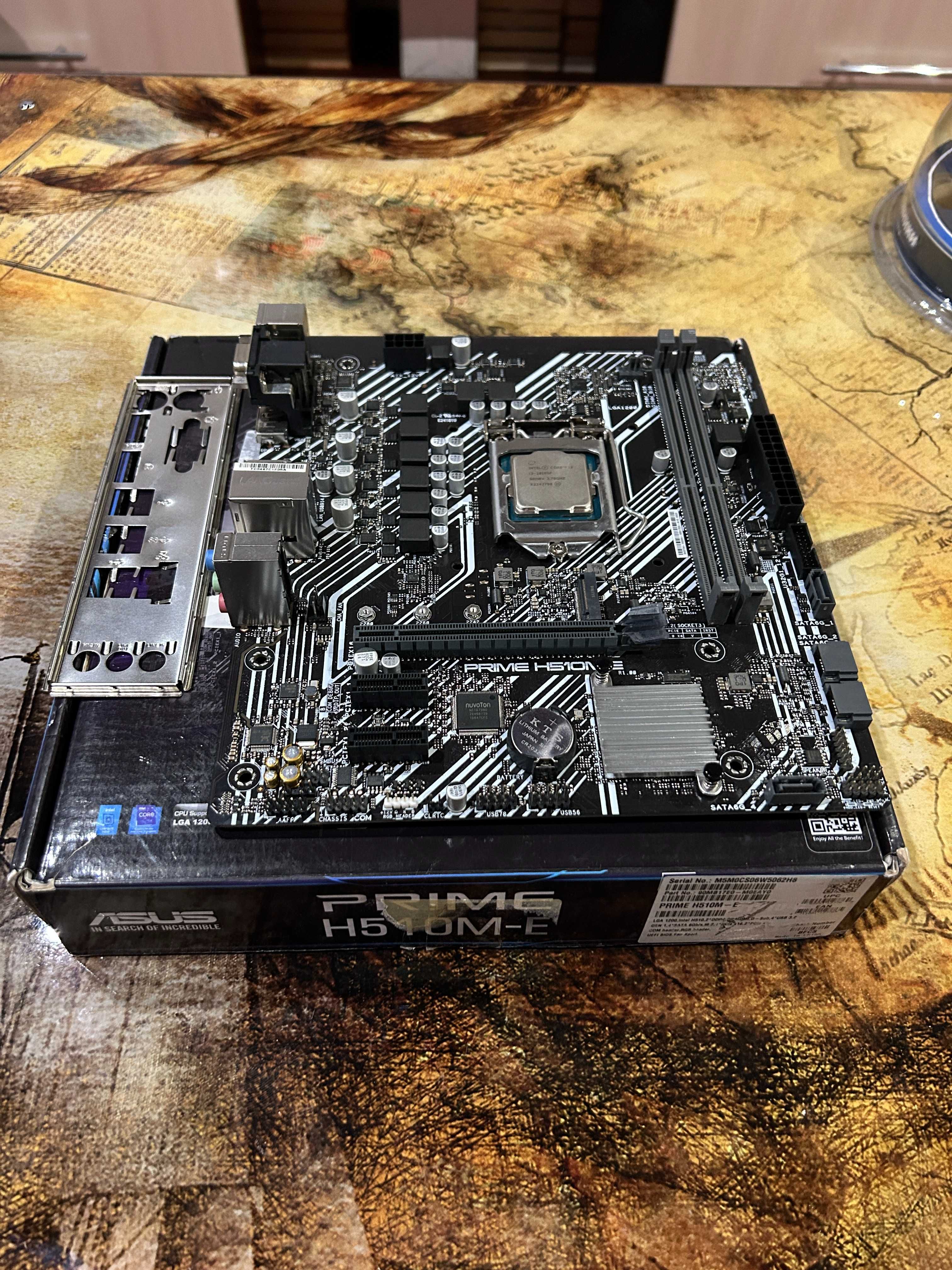 Комплект Intel core i3 10105F + Asus 510M-E LGA1200