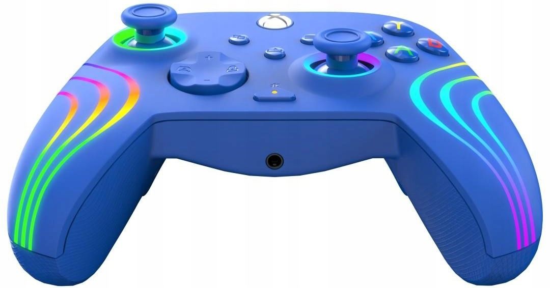 pdp pad przewodowy afterglow wave - niebieski pc xs xo xbox series one