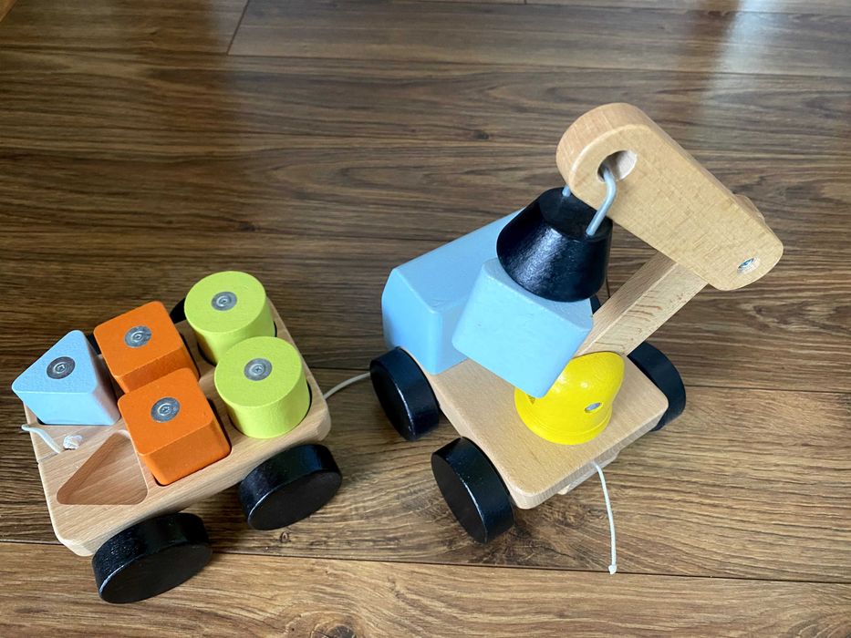 Zestaw zabawek drewnianych - Melissa&Doug, Ikea, rękodzieło