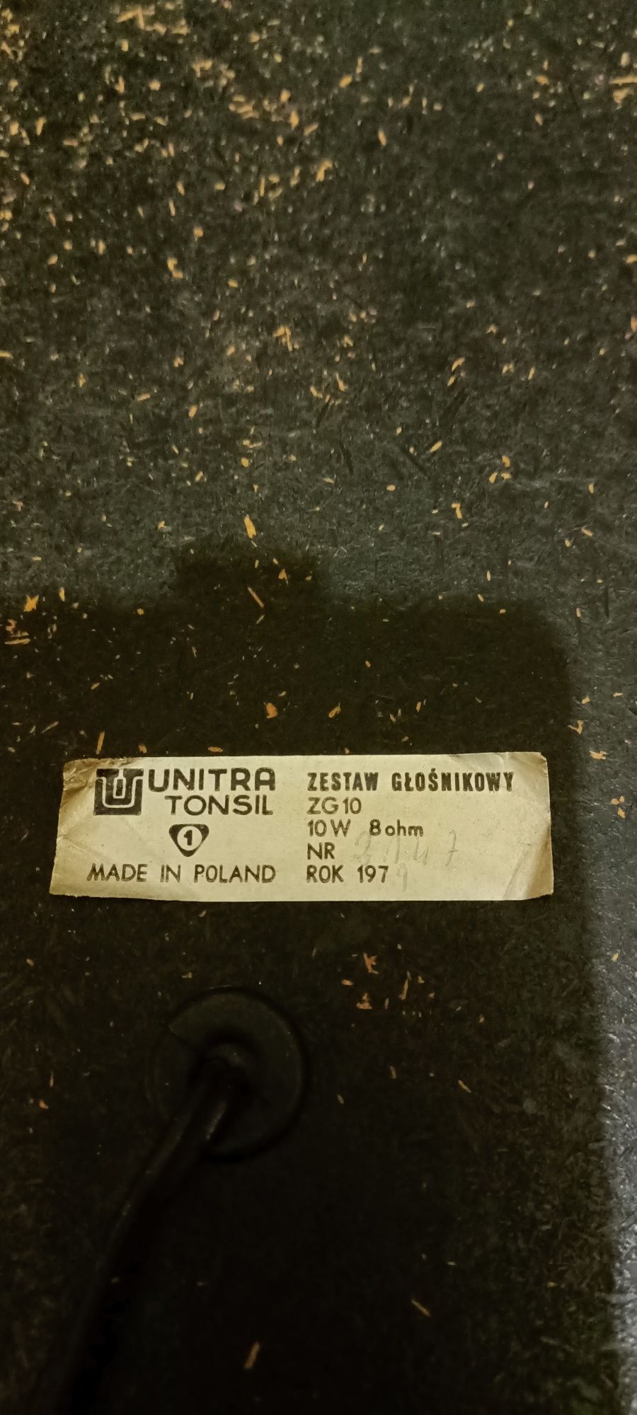Dwa głośniki unitra --ZG 10 10 Wat /8 Ohm
--ZG 10 10 Wat /8 Ohm
--ZG 1
