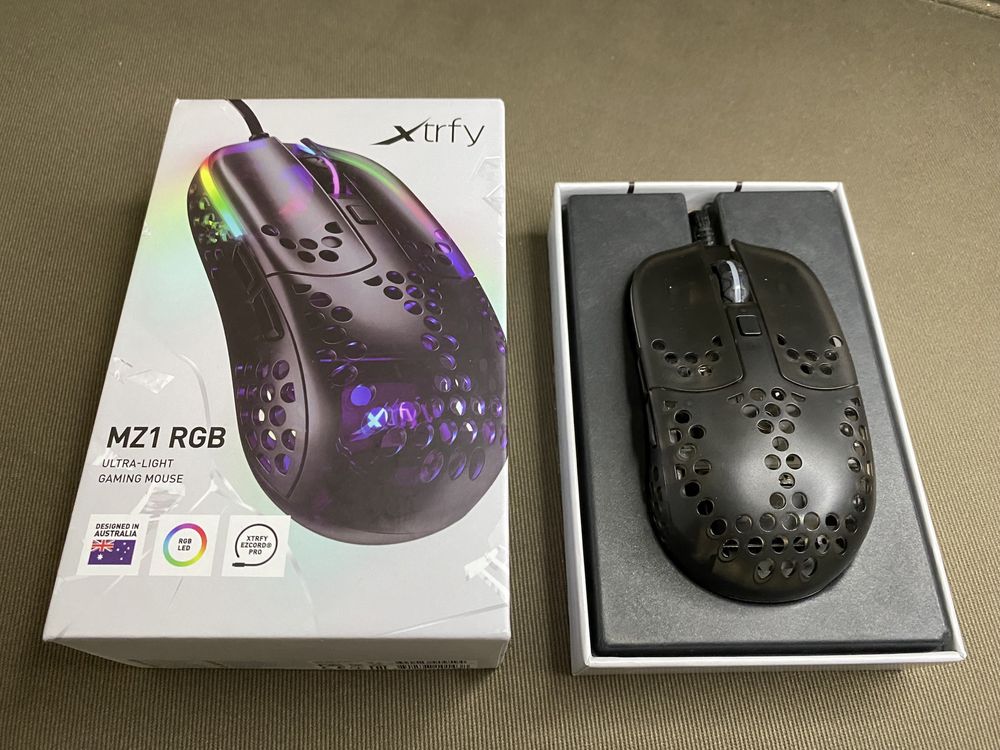 Игровая мышка XTRFY MZ1 – ZY’S RAIL RGB Black
