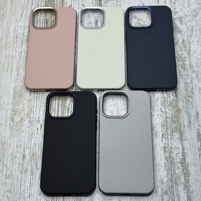 Чохол Dulero Metal Leather MagSafe на iPhone 15 Pro Max/ 16 Pro Чохол