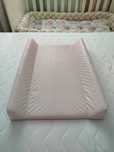 CEBA BABY przewijak twardy, długi Caro Pink 50x80