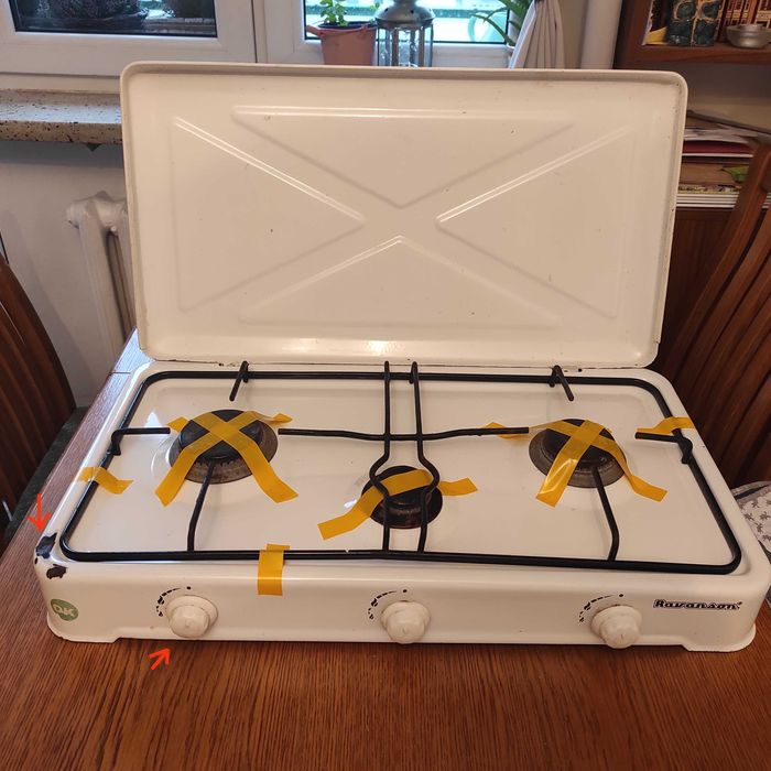 Turystyczna kuchenka gazowa