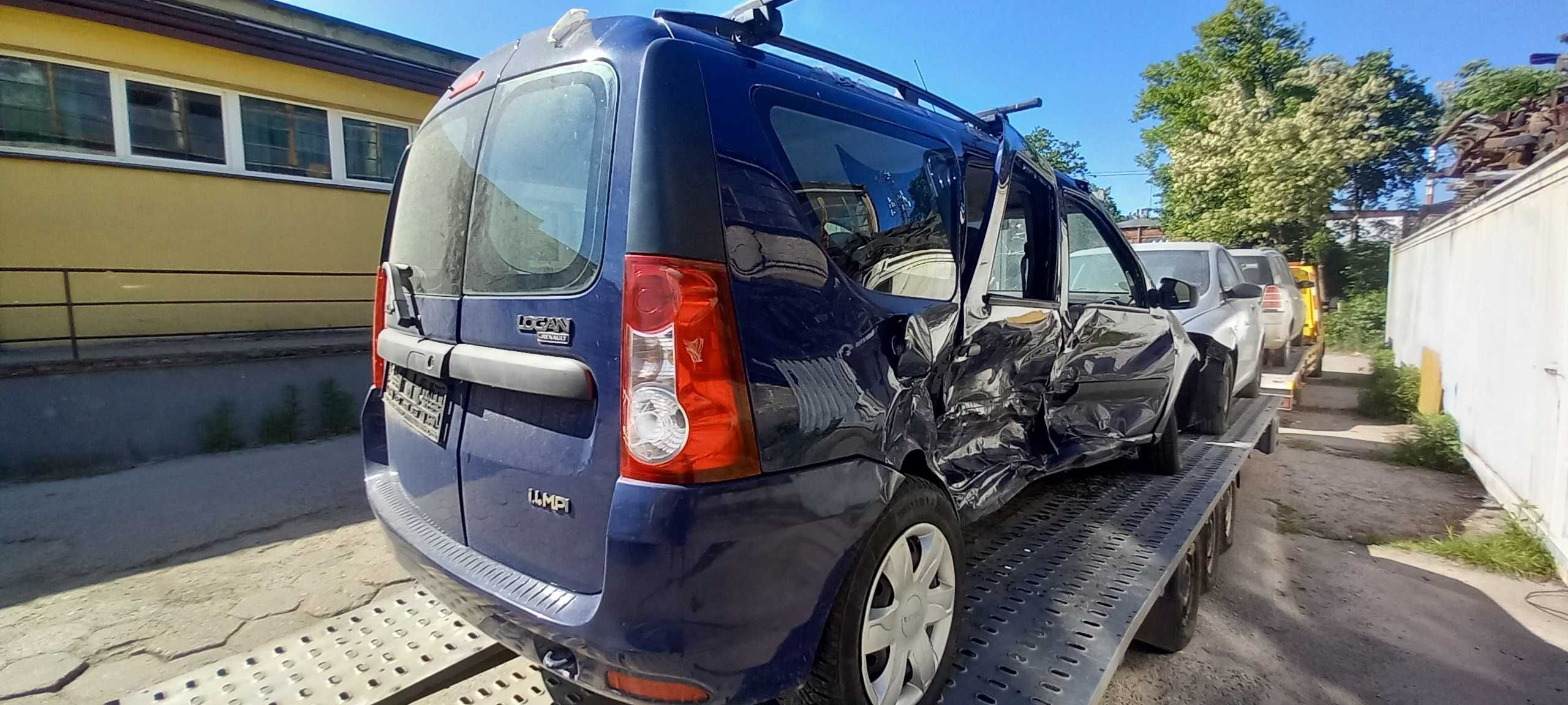 *2008 Dacia Logan 1.4 74KM K4J710 kolor DV61H Silnik skrzynia części