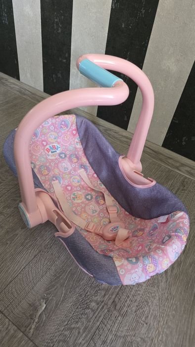 Люлька переноска для ляльок Zapf Baby born стільчик