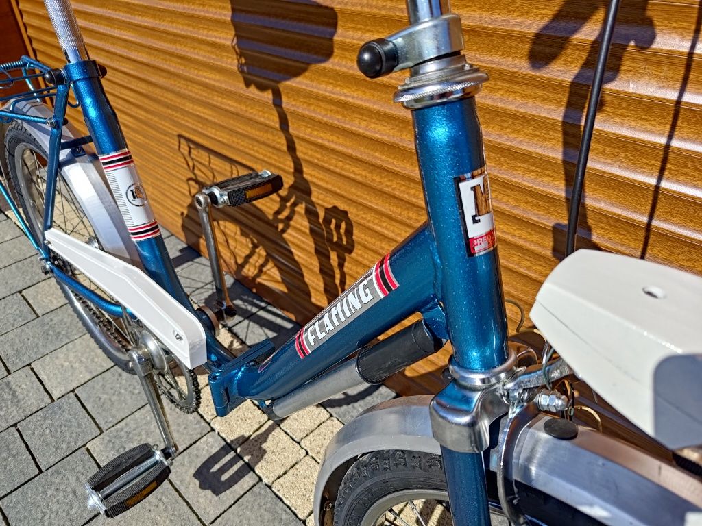 Rower składak 20 Flaming 1980 odrestaurowany odnowiony PRL jk Wigry 3