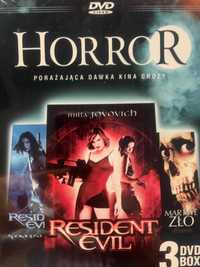 Zestaw Horror 3 płyt DVD, Resident Evil 1, Resident Evil 2, Martwe Zło